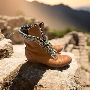 Fortress of Inca Anthropologie Boots